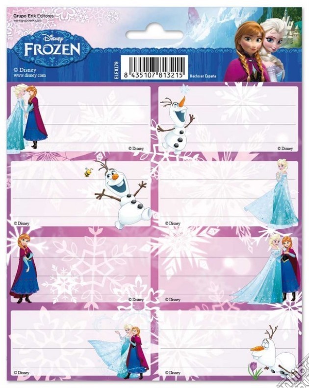 Frozen (Etichette Adesive) gioco di Grupo Erik