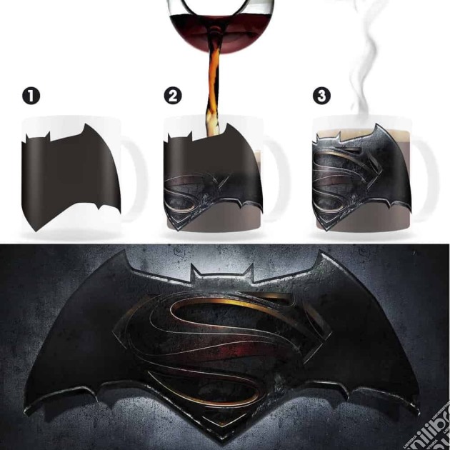Batman Vs Superman Logo Thermal Mug gioco