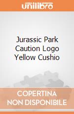 Jurassic Park Caution Logo Yellow Cushio gioco