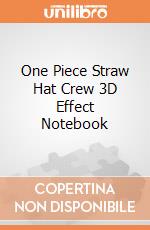 One Piece Straw Hat Crew 3D Effect Notebook giochi