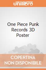 One Piece Punk Records 3D Poster giochi
