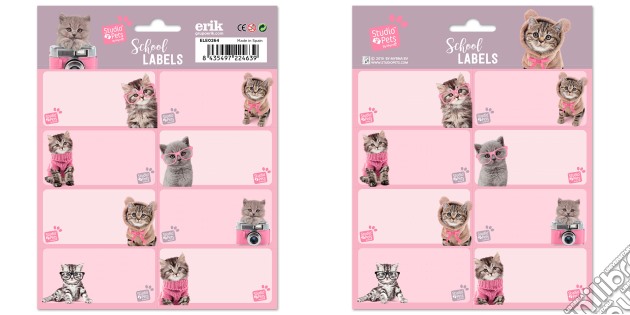 Studio Pets Cats 2019 (Etichette Adesive) gioco di Grupo Erik