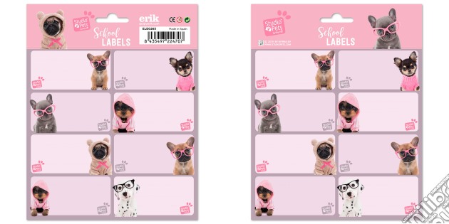 Studio Pets Dogs 2019 (Etichette Adesive) gioco di Grupo Erik