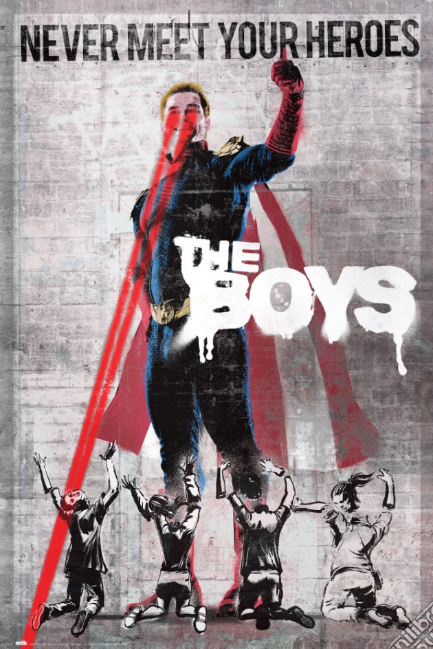 The Boys Never Meet Your Heroes Poster gioco