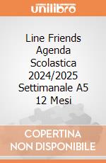 Line Friends Agenda Scolastica 2024/2025 Settimanale A5 12 Mesi gioco