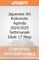 Japanese Art Kokonote Agenda 2024/2025 Settimanale Idole 17 Mesi gioco