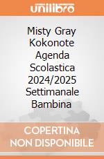 Misty Gray Kokonote Agenda Scolastica 2024/2025 Settimanale Bambina gioco