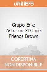 Grupo Erik: Astuccio 3D Line Friends Brown giochi