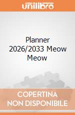 Planner 2026/2033 Meow Meow giochi