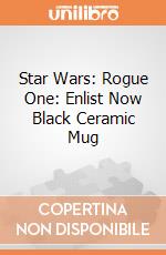 Star Wars: Rogue One: Enlist Now Black Ceramic Mug