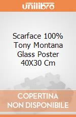 Scarface 100% Tony Montana Glass Poster 40X30 Cm gioco di SD Toys