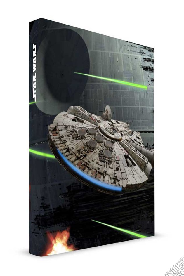 Star Wars: Millennium Falcon Notebook Con Luci E Suoni (Quaderno) gioco di Sd Toys