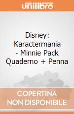 Disney: Karactermania - Minnie Pack Quaderno + Penna giochi