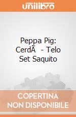 Peppa Pig: CerdÃ  - Telo Set Saquito gioco
