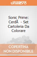 Sonic Prime: CerdÃ  - Set Cartoleria Da Colorare giochi