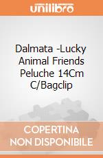 Dalmata -Lucky Animal Friends Peluche 14Cm C/Bagclip gioco