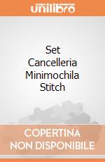 Set Cancelleria Minimochila Stitch giochi