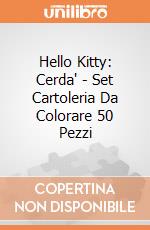 Hello Kitty: Cerda' - Set Cartoleria Da Colorare 50 Pezzi giochi