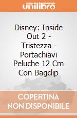 Disney: Inside Out 2 - Tristezza - Portachiavi Peluche 12 Cm Con Bagclip giochi