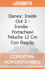 Disney: Inside Out 2 - Invidia - Portachiavi Peluche 12 Cm Con Bagclip giochi