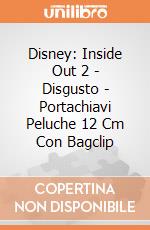 Disney: Inside Out 2 - Disgusto - Portachiavi Peluche 12 Cm Con Bagclip giochi