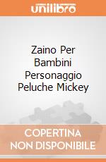 Zaino Per Bambini Personaggio Peluche Mickey giochi