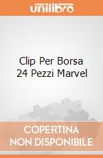 Clip Per Borsa 24 Pezzi Marvel giochi