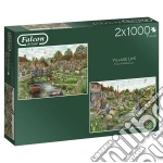 Puzzel Falcon: Village Life 2X1000 Stukjes (11216)
