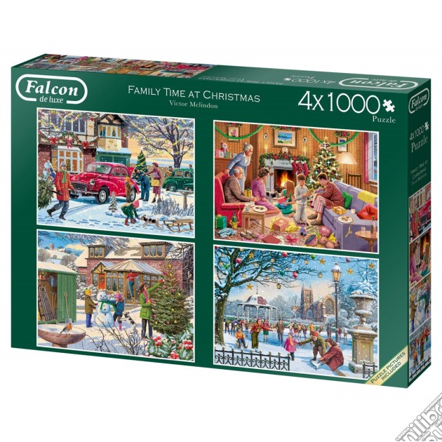 Jumbo: 4X1000 Tempo Di Famiglia A Natale puzzle