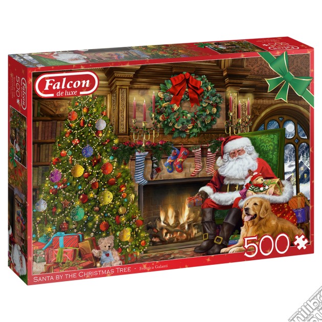 500 FALCON Santa by the Christmas Tree puzzle
