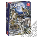 Premium Collection Puzzel Wolf Pack In Winter (500)