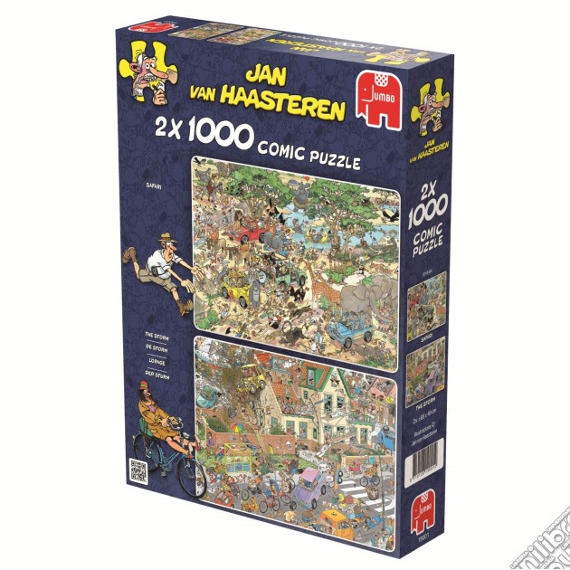 Jan Van Haasteren-Safari Storm Jvh 2In1 (1000) puzzle