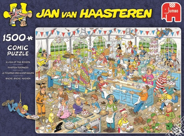 Jumbo: Puzzle 1500 Jan van Haasteren - Scontro Di Panettieri puzzle
