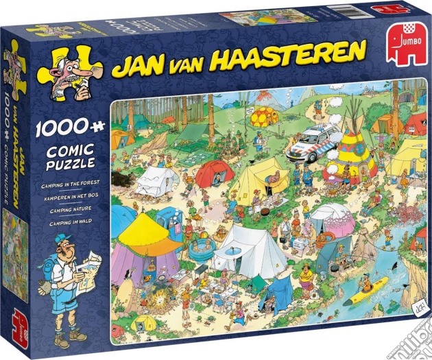 Puzzel 1000 St. Jvh Kamperen In Het Bos puzzle