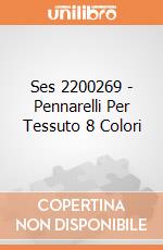 Ses 2200269 - Pennarelli Per Tessuto 8 Colori gioco di SES