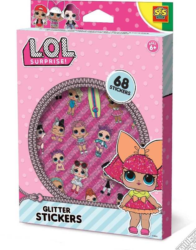 Ses 2214191 - L.O.L. Surprise - Glitter Stickers gioco di SES