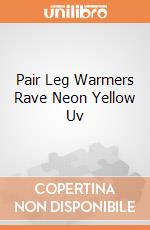 Pair Leg Warmers Rave Neon Yellow Uv giochi