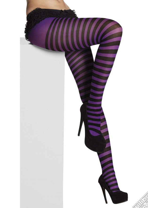 St. Panty Striped Paars/Zwart gioco di Boland