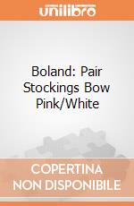 Boland: Pair Stockings Bow Pink/White giochi