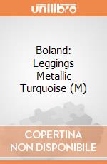Boland: Leggings Metallic Turquoise (M) giochi