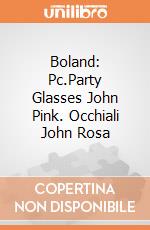 Boland: Pc.Party Glasses John Pink. Occhiali John Rosa giochi