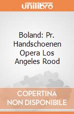 Boland: Pr. Handschoenen Opera Los Angeles Rood gioco
