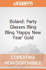 Boland: Party Glasses Bling Bling 'Happy New Year' Gold giochi