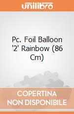 Pc. Foil Balloon '2' Rainbow (86 Cm) gioco