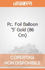 Pc. Foil Balloon '5' Gold (86 Cm) gioco