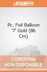 Pc. Foil Balloon '7' Gold (86 Cm) gioco