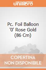 Pc. Foil Balloon '0' Rose Gold (86 Cm) gioco