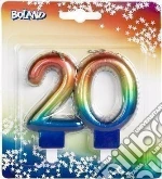 Boland: Candle Shape Of A Foil Balloon '20' With Holder giochi