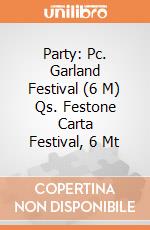 Party: Pc. Garland Festival (6 M) Qs. Festone Carta Festival, 6 Mt gioco