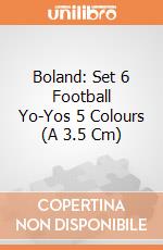 Boland: Set 6 Football Yo-Yos 5 Colours (A 3.5 Cm) giochi